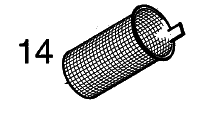 Eberspächer Plug strainer for Airtronic D 3 L C and L P heaters. Diesel